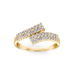 0.50ct Diamond Ring 750/18 K Yellow Gold - RI-23856-GG