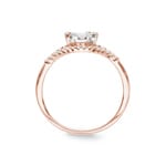 0.50 Karat Diamantring 750/18 K Roségold - RI-69326-RG