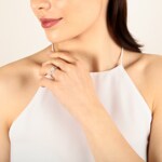 0.50 Karat Diamantring 750/18 K Roségold - RI-69326-RG