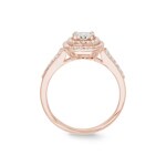 0.50ct Diamond Ring 750/18 K Rose Gold - RI-69706-RG