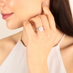 0.50ct Diamond Ring 750/18 K Rose Gold - RI-69706-RG