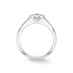 0.50 Karat GIA-Diamant Verlobungsring 750/18 K Weissgold in Zargenfassung - CGSO003-050-WG