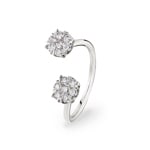0.50ct Diamond Ring 750/18 K White Gold