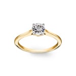 0.50ct Diamond Solitaire Ring 750/18 K Yellow Gold - RI-00707-GG