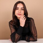 0.50ct Diamonds Pavé Solitaire Ring 750/18 K White Gold - RI-11143-WG