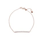 0.51 carats diamants bracelet or rosé 750/18 ct