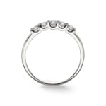 0.51 Karat Diamanten Damenring 750/18 K Weissgold - RI-69168-WG