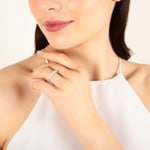 0.51ct Diamond Eternity Ring 750/18 K Rose Gold - RI-69823-RG