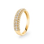 0.52 Karat Diamantring 750/18 K Gelbgold