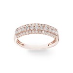 0.52 Karat Diamantring 750/18 K Roségold - RI-69546-RG