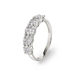 0.52ct Diamond Ring 750/18 K White Gold