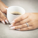 0.54ct Diamond Ring 750/18 K White Gold - RI-69348-WG