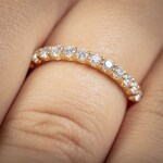 0.54ct Diamond Eternity Ring 750/18 K Yellow Gold - RI-69204-GG