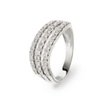 0.54 Karat Diamantring 750/18 K Weissgold