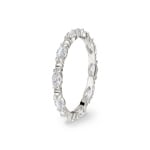 0.59 Karat Diamantring 750/18 K Weissgold