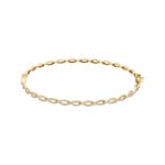 0.61 Karat Diamantarmreif 750/18 K Gelbgold