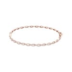 0.61 Karat Diamantarmreif 750/18 K Roségold