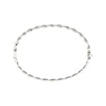 0.61 carats diamants bracelet jonc or gris 750/18 ct - AR-042992-WG