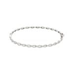 0.61 Karat Diamantarmreif 750/18 K Weissgold