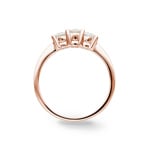 0.63 Karat Trilogie Diamantring 750/18 K Roségold - RI-42597-RG