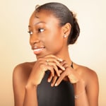 0.63 carats diamants bague trilogie or gris 750/18 ct - RI-42597-WG