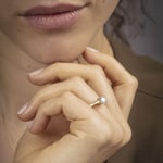 0.70ct GIA Diamond Engagement Ring 750/18 K Yellow Gold in 4 Prongs - CGSO001-070-GG