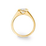0.70 Karat GIA-Diamant Verlobungsring 750/18 K Gelbgold in Zargenfassung - CGSO003-070-GG