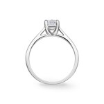 0.70ct GIA Diamond Engagement Ring 750/18 K White Gold in 4 Prongs - CGSO001-070-WG