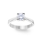 0.70ct GIA Diamond Engagement Ring 750/18 K White Gold in 4 Prongs - CGSO001-070-WG