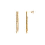 0.70 Karat Diamantohrhänger 750/18 K Gelbgold