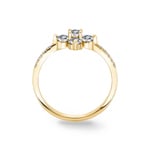 0.70ct Diamond Ring 750/18 K Yellow Gold - RO44GG