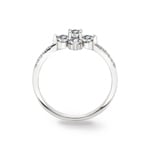 0.70ct Diamond Ring 750/18 K White Gold - RO44WG