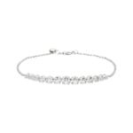 0.75ct Diamond Bracelet 750/18 K White Gold