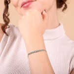 0.75ct Diamond Bracelet 750/18 K White Gold - AR-69915-WG