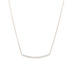 0.75 Karat Diamantencollier 750/18 K Roségold