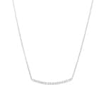 0.75ct Diamond Necklace 750/18 K White Gold