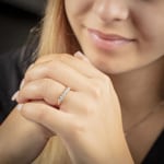 0.76 Karat Diamanten Mémoire Ring 750/18 K Gelbgold - RI-69196-GG