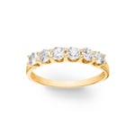 0.76 Karat Diamanten Mémoire Ring 750/18 K Gelbgold - RI-69196-GG