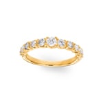 0.76ct Diamond Eternity Ring 750/18 K Yellow Gold - RI-69854-GG