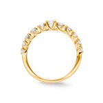0.76ct Diamond Eternity Ring 750/18 K Yellow Gold - RI-69854-GG