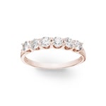 0.76 Karat Diamanten Mémoire Ring 750/18 K Roségold - RI-69196-RG