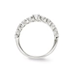 0.76 Karat Diamanten Mémoire Ring 750/18 K Weissgold - RI-69854-WG