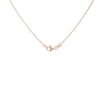 0.78 carats diamants collier or rosé 750/18 ct - KE-245571-RG