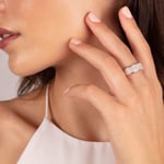 0.80ct Diamond Ring 750/18 K Rose Gold - RI-25828-RG