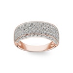 0.80ct Diamond Ring 750/18 K Rose Gold - RI-25828-RG