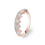 0.81 Karat Diamantring 750/18 K Roségold