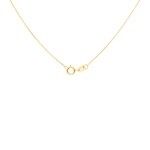 0.8mm Collier forçat or jaune 750/18 ct 43cm - KE12025