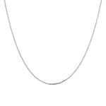 0.8mm Venezianerkette diamantiert 750/18 K Weissgold - CVE2002