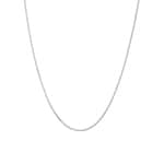 0.9mm Venezianerkette diamantiert 750/18 K Weissgold - CVE2003