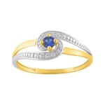 Ring 750/18 K Yellow Gold with Sapphire
